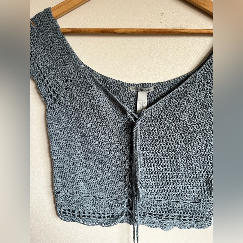 Crochet crop top | size M